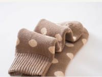 5 Pares De Calcetines Para Niñas Con Puntos Y Oso Terciopelo Cálidos Y Suaves Para Niños Y Niñas De 3 a 12 Años Calcetines De Tele Para Invierno - details 5