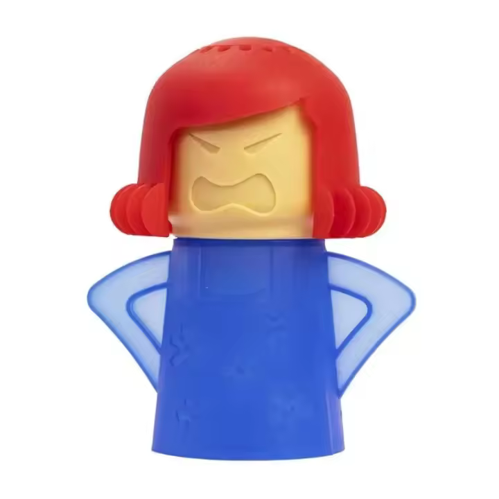 Limpiador De Microondas Para Mujeres Angry Mama Diseño Creativo De Spray Ecológico Para Agua De Vinagre Acessorios De Cocina Y Oficina - 1