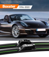 LimpiaFrente Pinceas De Parabrisas Delanteras Para Porsche Boxster 986 987 981 982 1996-2022 Accesorios De Ventana Intelligent Boneless Wiper De Goma Natural - details 0