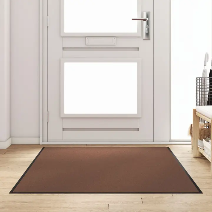Alfombra Rectangular vidaXL Marrón 120x180 cm - 1