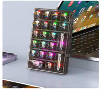 Teclado Mecánico K21 De 21 Teclas Con Conexión BT/2.4Ghz/USB-C Iluminación Colorida Interfaz Completa Para PC Y Laptops - details 16