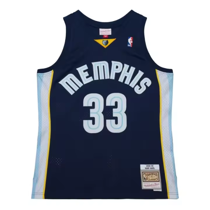 Camiseta Marc Gasol - Memphis Grizzlies Swingman 2008 Mitchell and Ness Mitchell & Ness - 1