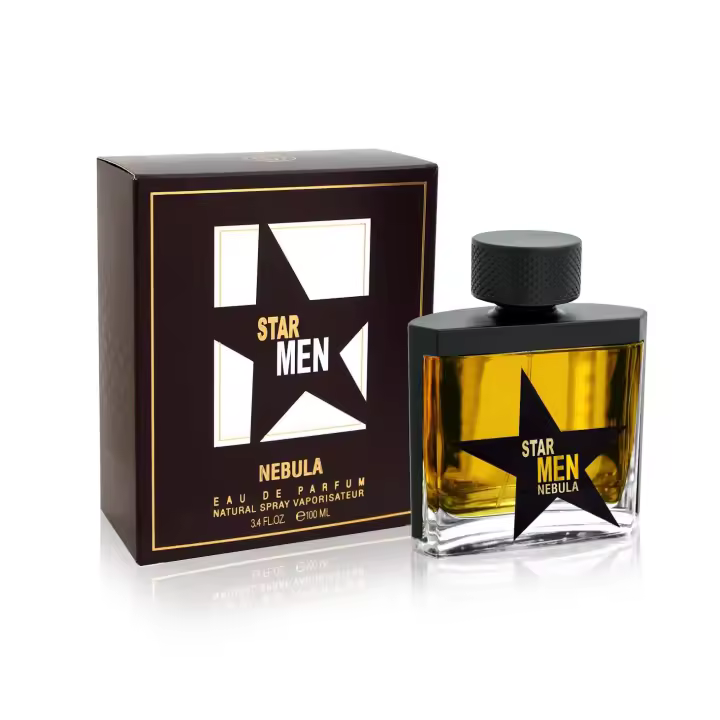 Fragrance World Star Men Nebula Edp de 100 Ml para hombres | Fragancia ámbar Woody para hombres Exclusivo - 1