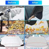Protector De Ventanas De Coche Anticongelante Con 9 Magnetos Universal Bloqueador De Sol Visor Para Ventilador Delantero Y Trasero - details 6