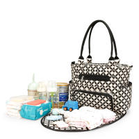 Set De 7 Bolsos Para Mudar El Bebé Multifuncional Tote Bag Mummy Bolsa De Viaje Con Alforja Para Bebé Material De Tela Cierre De Cremallera - details 36