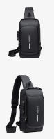 Bolso de hombro multifunción antirrobo USB para hombre, bandolera cruzada de viaje, bolsas de pecho, paquete de mensajero para hombre - details 11