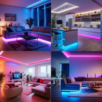 Tira De Luces LED USB Tuya Control WIFI RGB Luz Flexible Alambre De Luces 5V Para TV Decoración De Habitación Compatible Con Alexa - details 6