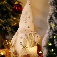 Muñeca De Navidad Sin Cara Con LED Luz De Navidad Colgante De Elfos De Peluche Regalo De San Nicolás Para Noche De Navidad - details 5