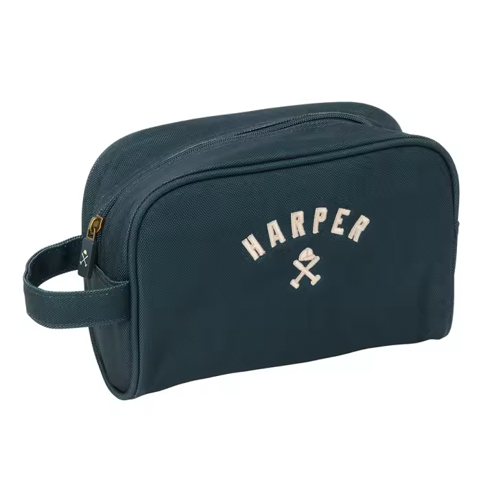 Neceser Harper & Neyer - Ideal para Viajes y Actividades Escolares - Amplio y Resistente - Marca Safta - 1