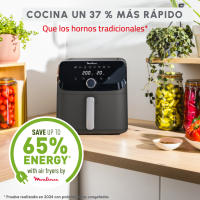 Moulinex Easy Fry Mega, Freidora de aire XL 7,5 L, 8 Programas automáticos, Diseño Compacto, Cocina hasta 8 raciones, Ahorro de energía y tiempo, Piezas aptas lavavajillas, EZ855HF0 - details 3