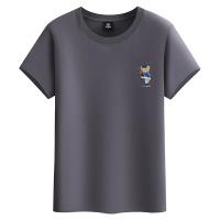 Camiseta De Algodón De Calidad Superior Para Hombres Verano 2025 Estilo Casual Impresión Grande Cuello Redondo Manga Corta Y2k Para Uso Diario - details 4