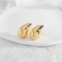 Pendientes Gota Lagrima Dorados Plateado Gota de Agua con diamantes Acero Inoxidable para Mujeres ideal para regalar - details 0