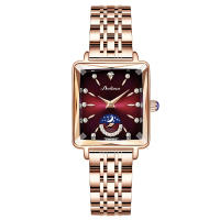 Reloj Elegante Para Mujer Resistente Al Agua 30M Con Calendario Y Fecha De Strass En Acero Inoxidable Correa De Reloj Cuarzo Blanco Regalo - details 6