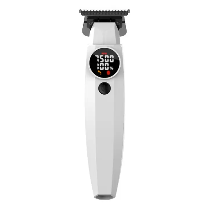 Cortadora de pelo White Knight con pantalla digital: recorte de precisión, diseño elegante, inalámbrica y recargable - 1