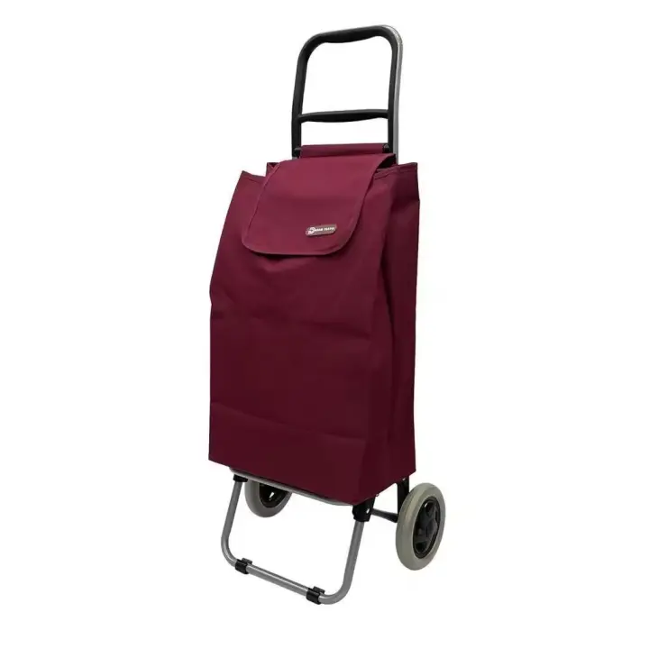 Bolsa carrito de la Busta, carrito plegable portáil para Hogar, cesta de la Busta con Rueda y soporte, Bolsa de 40 litros - 1