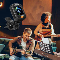 Afinador Digital Rotatable Y Plegable Para Guitarra Eléctrica Afinador Electrónico Para Baixo Ukulele Afinador Cromático Para Guitarra Accesorios De Guitarra - details 1