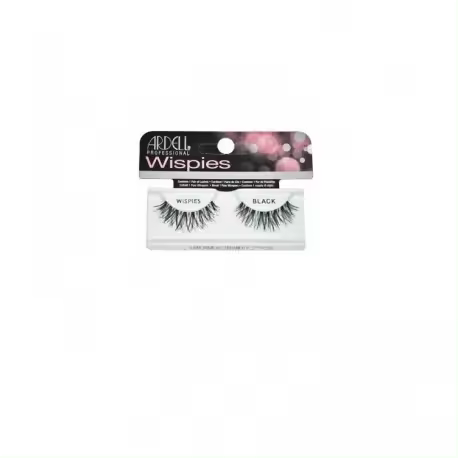 ARDELL PESTAÑAS POSTIZAS WISPIES BLACK CON ADHESIVO - 1
