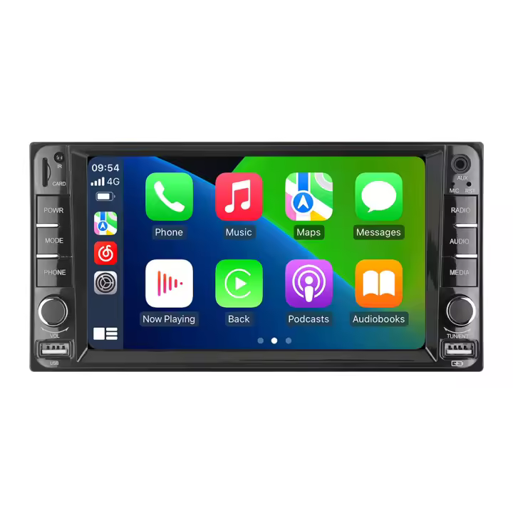 Radio De Coche Universal Con Pantalla Táctil De 7 Pulgadas MP5 Reproductor Multimedia Para Toyota VIOS CROWN CAMRY COROLLA RAV4 Soporte Car-play Android Auto BT RDS - 1