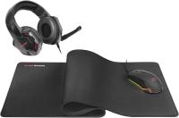 Pack Gaming Mars Gaming MCPPRO/ Alfombrilla + Ratón Óptico + Auriculares con Micrófono - details 0