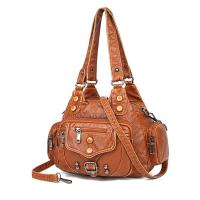 Nueva Moda Bolso De Hombro Para Mujer De Cuero Suave De Alta Calidad Marca Famosa Diseñador Bolso De Mano De Lujo Bolsos De Hombro Casual Con Decoración De Rivet - details 17