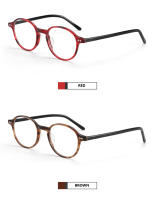 Gafas De Computadora Unisex Ultraligera De Acrílico Bloqueo De Luz Azul Estilo Óptico Moda Pantalla Circular Polímero De Carbono - details 12