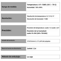 Termómetro Y Higrómetro Digital Grande Para Interior Sensor De Temperatura Y Humedad Estación Meteorológica Con Pantalla LCD Medidor De Clima - details 8