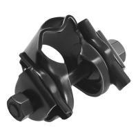 Adaptador De Sillín De Bicicleta De Alta Calidad Para Exterior Clip Fijo Post De Sillín De Acero Carbono Negro Concaavo-convexo - details 6