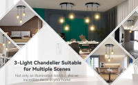 Lámpara Colgante Vintage De Techo LED Estilo Nórdico Para Sala De Estar Comedor Cocina Decoración Navideña Luz Pendente De Hogar - details 3