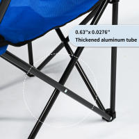 S7 STAR Silla Pesca Playa Camping, Plegable Silla con Apoyabrazos y Soporte de Botella, Sillón Exterior Portátil de Pesca, Silla Ideal para Jardín, Aire Libre, Picnic, 52*52*38cm - details 2