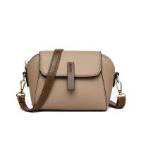 Bolso De Hombro Casual En Cuero PU Para Mujer Color Sólido Bolso Cruzado Con Cierre De Hebilla Y Cremallera - details 9