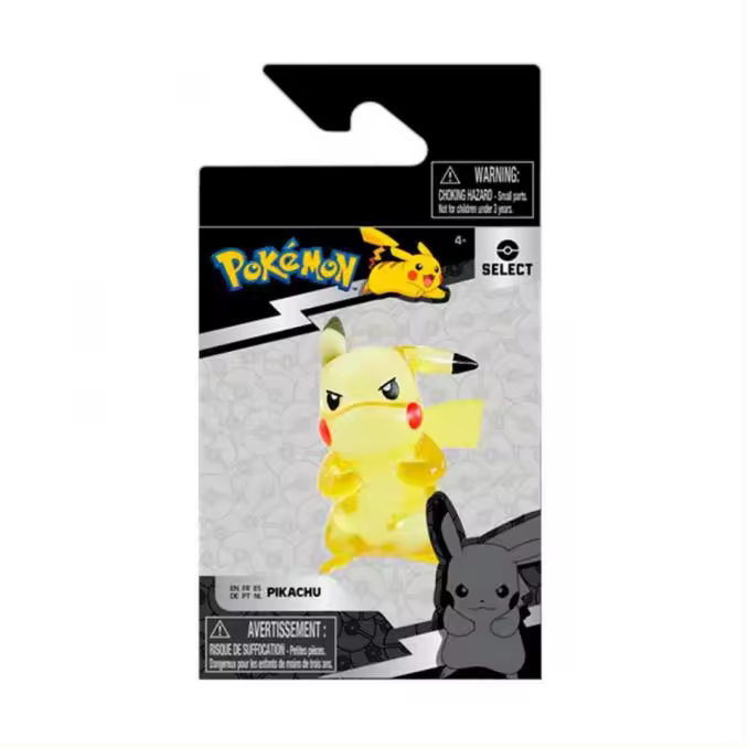 Surtido Figuras 8 Cm Traslúcidas Select X6 Pokémon - 1