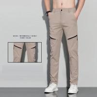 Pantalones Deportivos Casuales Para Hombre Verano 2023 Pantalones Rectos Delgados Cómodos Secado Rápido Adecuados Para Negocios Y Exterior - details 2