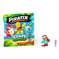 PIRATIX ADVENTURE WORLD Serie Crazy Jungle One Pack, Incluye 1 Figura y 1 accesorio con efecto neón (Caja 24 Sobres ) - details 1