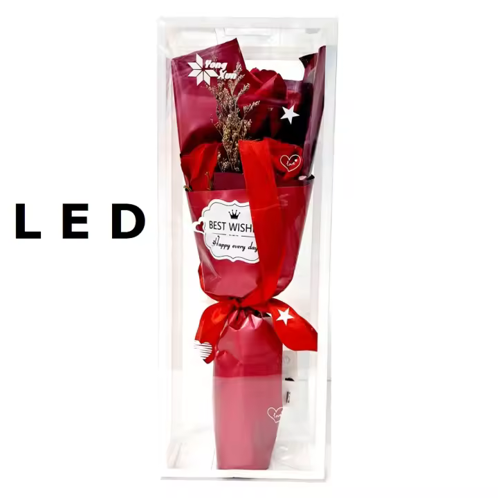 Rosa Artificial,te amo te quiero,Regalo Día de San Valentín,Decoracion Día de San Valentín,cm,fespu - 1