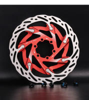 VXM Frenos De Bicicleta Discos Flotantes 6 Tornillos Puntas De Freno De Aluminio Para MTB Downhill Disipación De Calor 160mm - details 14