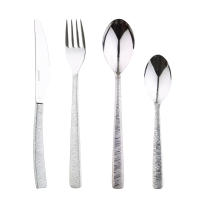 Bergner Juego de Cubertería de 24 Piezas de Acero Inoxidable con Diseño Elegante y Grabado Inspirado en la Naturaleza - details 0