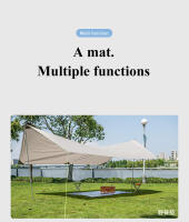Naturehike Sillín Multifuncional De Aluminio Y Poliéster Impermeable Plegable Para Acampar Cubierta Solar Picnic Matriz De Suelo - details 4
