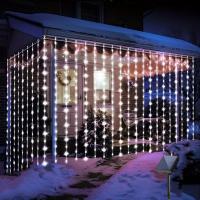 Luces De Cadena LED Para Cortinas Exterior Solar Jardín Pavilion Ventana Decoración De Fiesta De Boda De Navidad De Ramadán Luz Colgante De Vacaciones - details 4