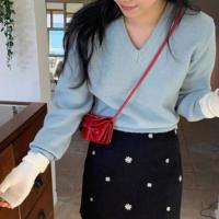 Bolso De Hombro Multicolor En PU Cuero Mini Bolso Cuadrado Para Mujer Con Correa Cruzada Bolso De Mano Diario Para Comunicación Diaria - details 6