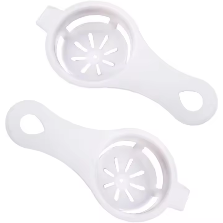 Egg Separator, 2 Pcs Egg Yolk White Separator, Egg White Separator, Egg White Filter, Kitchen Baking Tool - 1