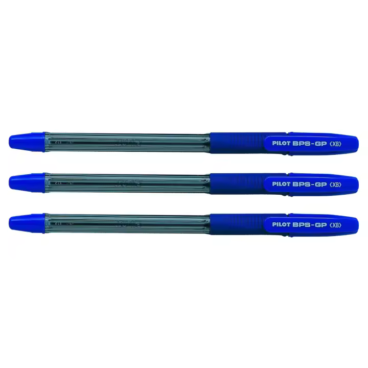 Pilot Bolígrafo BPS-GP 1.6 Punta Bola 1,6mm Grip Tinta Base de Aceite Azul (Pack de 3) - 1