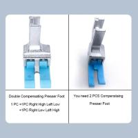 Pulgar De Compensación Doble CD1/16in Para Máquina De Coser Industrial Universal Plástico Y Hierro Alto Y Bajo Estándar - details 2