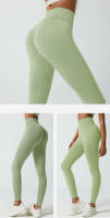 Leggings Deportivos Para Mujer Sin Costuras Push up Control Abdominal Alta Cintura Talla Ajustable Estirable Yoga Pantalones Butt Lift Fitness Gimnasio - details 12
