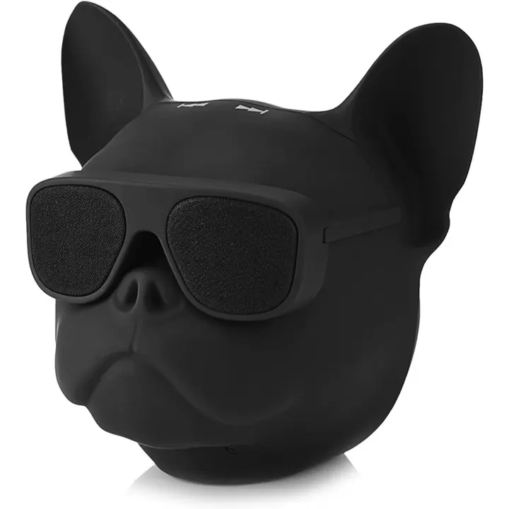 Altavoz Creative with Forma de Perro, 4,1 Reproductor de Música Bluetooth Chip with Sonido Estéreo portátil en Forma de Perro Altavoz inalámbrico Bluetooth Gran Memoria with 32G (Black) - 1