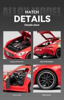 Coche De Seguridad AMG a Escala 1:24 Replica De F1 De Aleación Con Luces Coleccionable Para Entusiastas Del Automovilismo - details 12