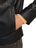 JJ REBEL Jrebcaleb - Chaqueta Estilo Biker para Hombre Efecto Piel | Cazadora ligera con cremallera - Negro (12264054) - details 2