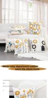 Funda De Cojín Decorativa Boho Floral Bordada En Algodón Suave Y Estilizada Para Sofá Y Cama - details 4