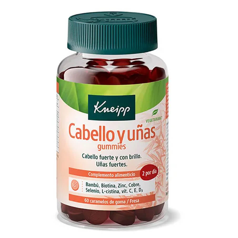 Kneipp Gominolas Cabello Y Uñas Sabor Fresa 60 Unidades