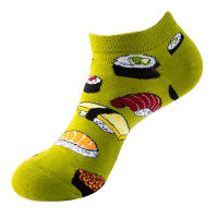 Calcetines Cortos De Colores Para Hombre Y Mujer Con Patrón De Pintura Al Óleo Y Frutas Divertidas Para Primavera Y Verano - details 3