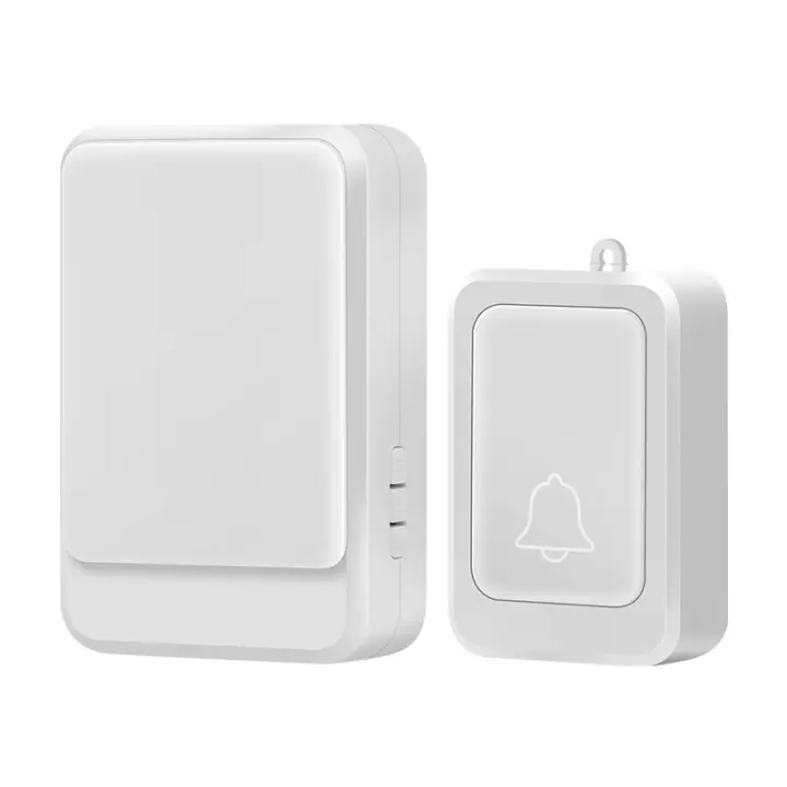 Timbre inalámbrico con Luces intermitentes, 7 Colores brillantes Y 4 volúmenes, alcance de 182 m, para casa U Oficina, para personas y personas con Discapacidad auditive. - 1